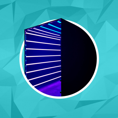 Неоновый тоннель