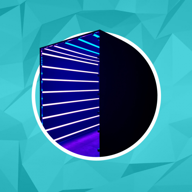 Неоновый тоннель